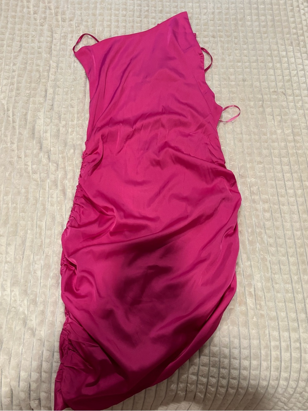 Urban Outfitters Hot Pink Satin Slip